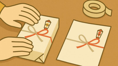 のしの付け方と表書きのマナー