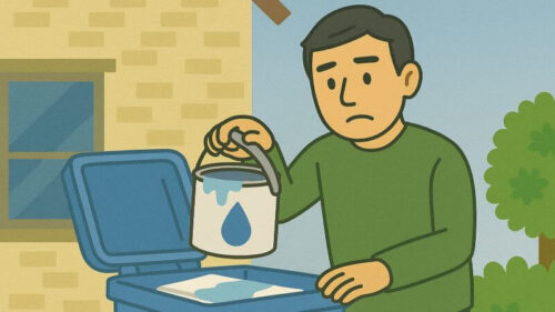 余った塗料の適切な扱い方