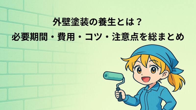 外壁塗装の養生とは？必要期間・費用・コツ・注意点を総まとめ