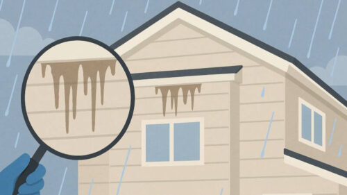 外壁に雨だれ汚れができる原因とは？