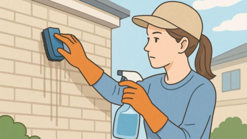 外壁の雨だれ汚れの正しい落とし方【自分でできる掃除方法】