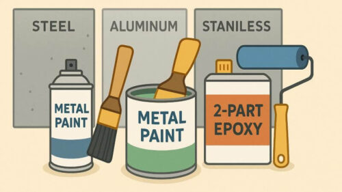 金属への塗装に使える塗料の種類と選び方