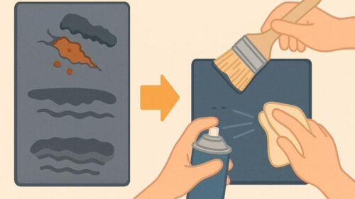 DIYで鉄部塗装する際の注意点と失敗例｜剥がれ・サビ再発を防ぐコツ