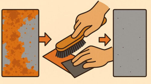 鉄に塗装する前の下地処理が最重要｜ケレンとサビ落としの手順