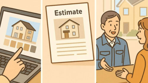 エスケー化研の色シミュレーションを使った見積もり・業者相談の流れ