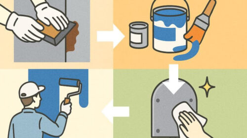 スチール塗装は「下地処理」と「塗料選び」が成功のカギ