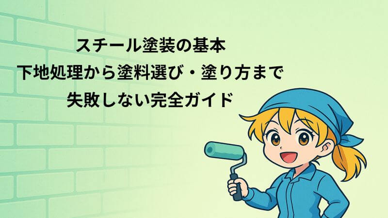 スチール塗装の基本｜下地処理から塗料選び・塗り方まで失敗しない完全ガイド